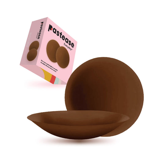 Pastease Halos Silicone Nipple Covers – Large D+ Cup – Dark Color