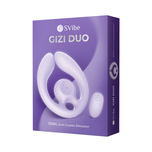 SVibe Snail GIZI Duo Couples Stimulator – Light Purple