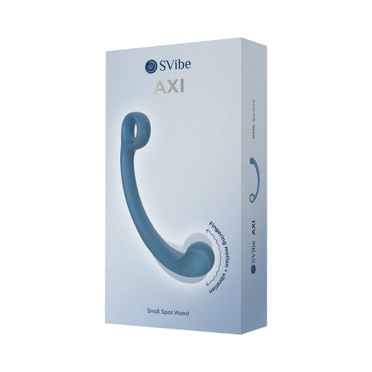 SVibe AXI Snail Fingering Wand with AuraTouch Technology – Blue