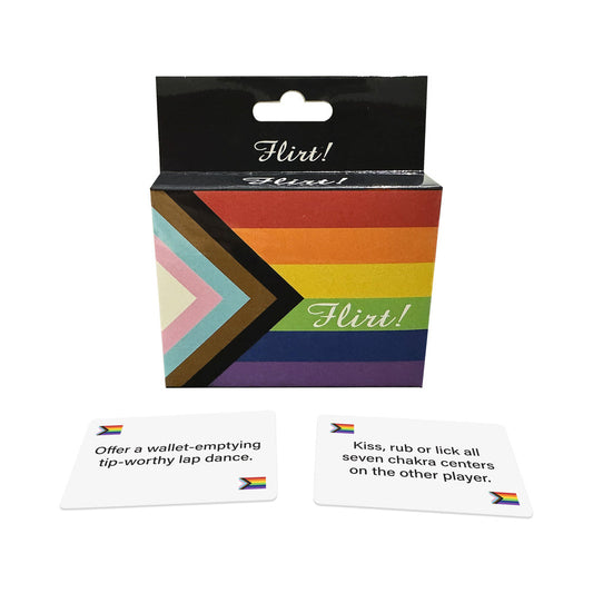 Flirt! Adult Foreplay Card Game – Assorted Colors