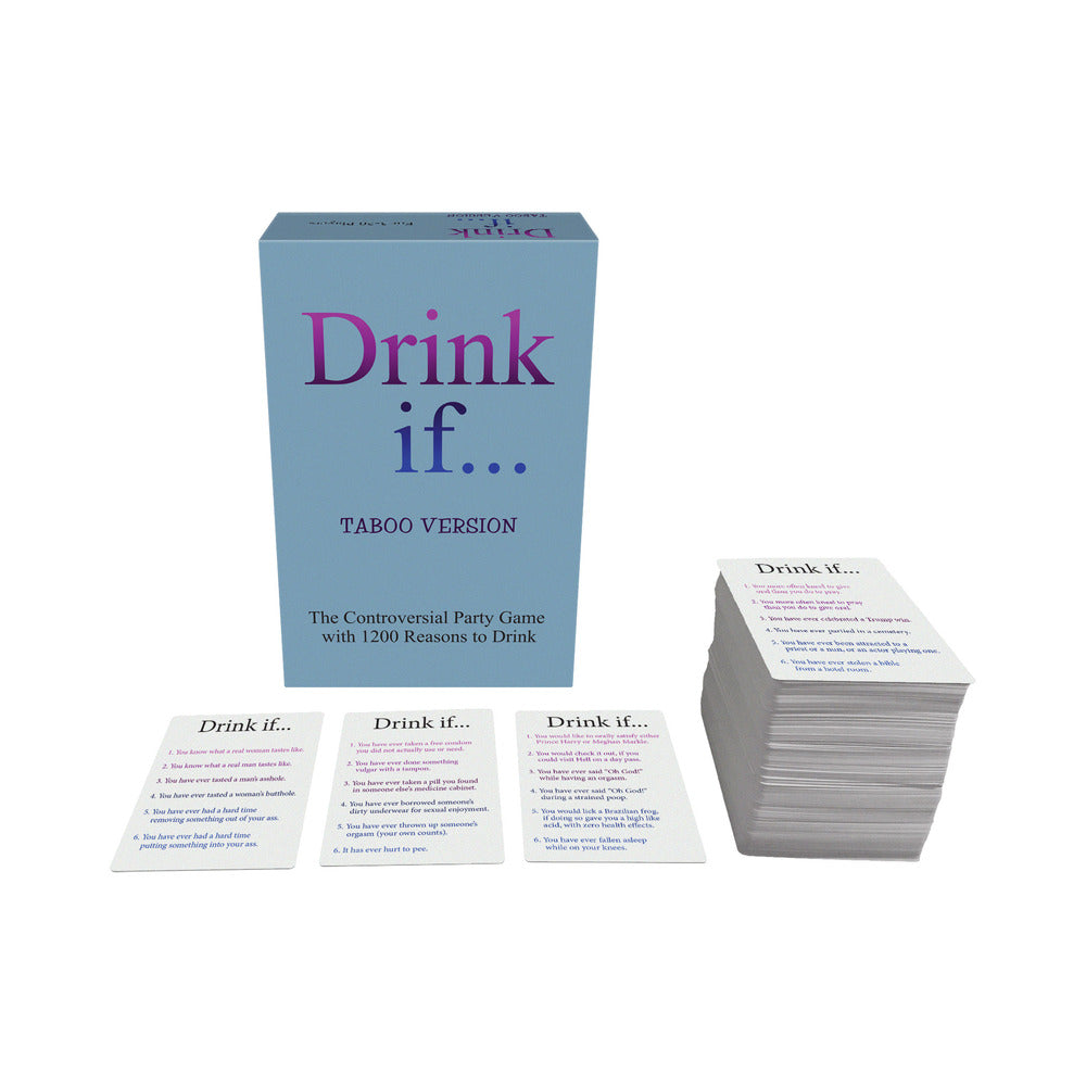 Drink If... Taboo Drinking Game – Assorted Colors
