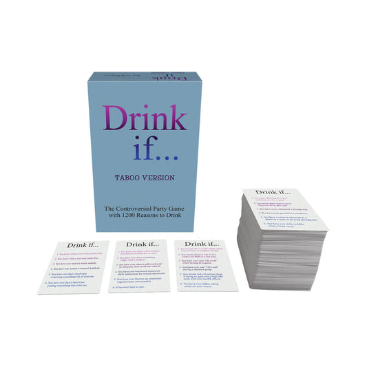 Drink If... Taboo Drinking Game – Assorted Colors