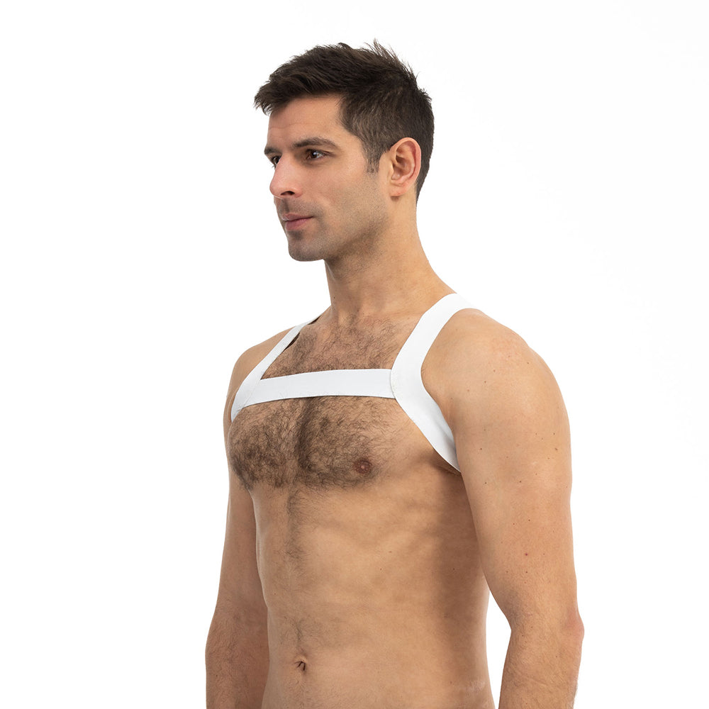 Prowler RED L/XL Sports Harness - White