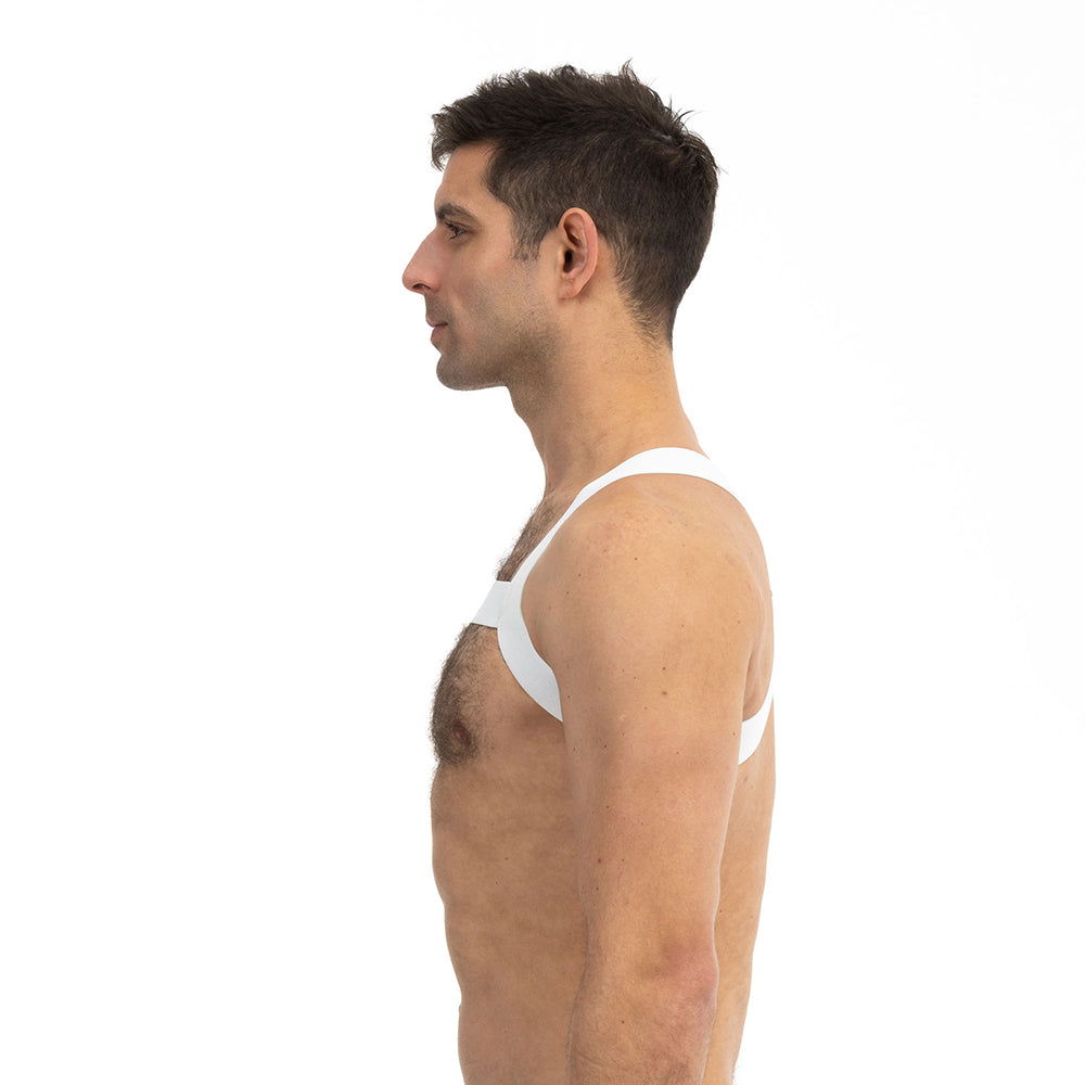 Prowler RED L/XL Sports Harness - White