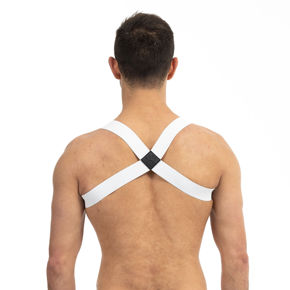 Prowler RED L/XL Sports Harness - White