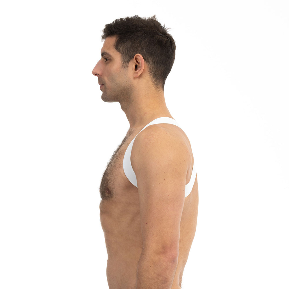 Prowler RED Sports Harness Lite – White – L/XL