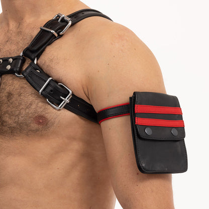 Prowler RED Leather Wallet - Black and Red
