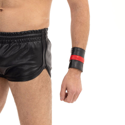 Prowler RED Leather Wrist Wallet - Black/Red - Size L