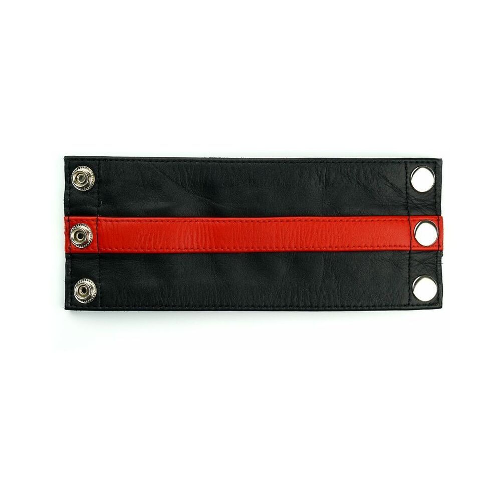 Prowler RED Leather Wrist Wallet - Black/Red - Size M