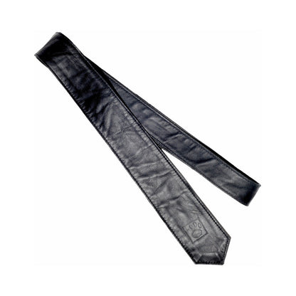 Prowler RED Leather Tie – Black