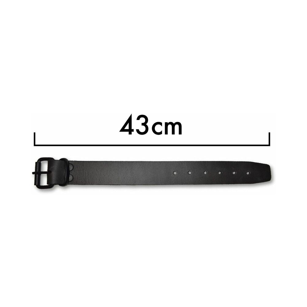 Prowler RED Leather Buckle Bicep Band - Size M - Black