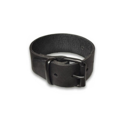 Prowler RED Leather Buckle Bicep Band – XL – Black