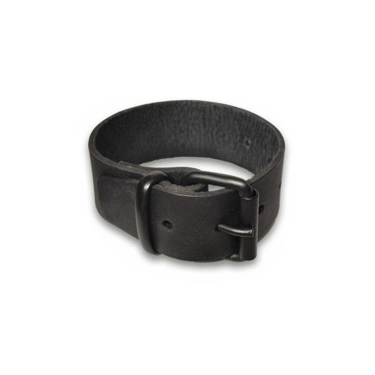 Prowler RED Leather Buckle Bicep Band – XL – Black
