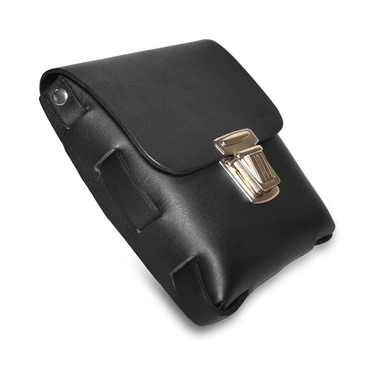 Prowler RED Leather Buckle Pouch – Black