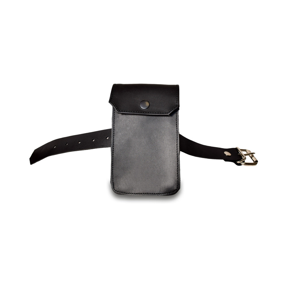 Prowler RED Leather Belt Pouch – Black