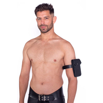 Prowler RED Leather Belt Pouch – Black
