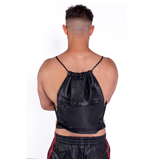 Prowler RED Leather Shoulder Bag – Black