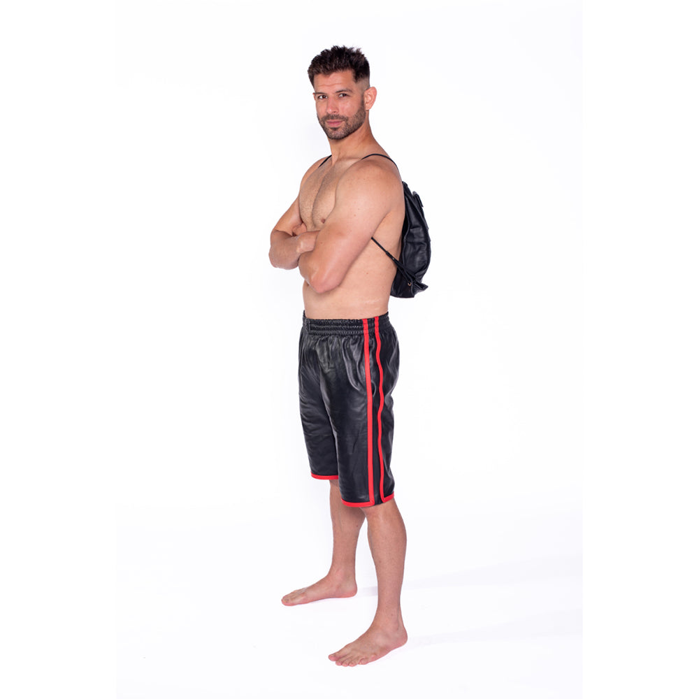 Prowler RED Leather Shoulder Bag – Black
