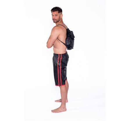 Prowler RED Leather Shoulder Bag – Black