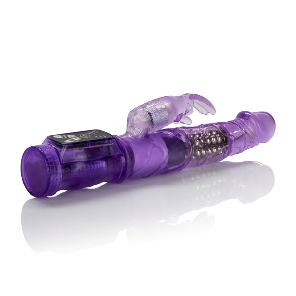 CalExotics Petite Jack Rabbit Vibrator - Purple - Multi-Speed with Rotating Shaft
