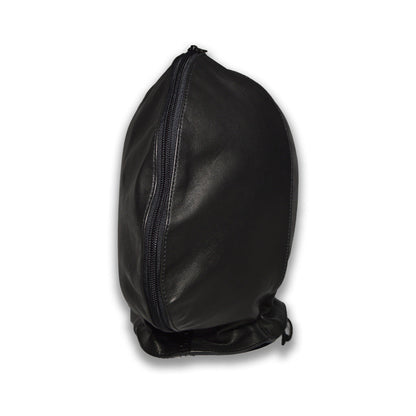 Prowler RED Leather Double Hood with Front Zipper – Black