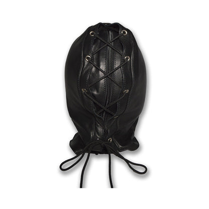 Prowler RED Leather Double Hood with Front Zipper – Black