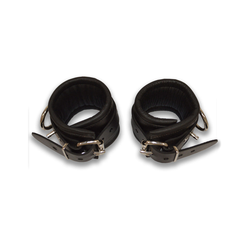 Prowler RED Lockable Ankle Restraints – Black, Size L/XL