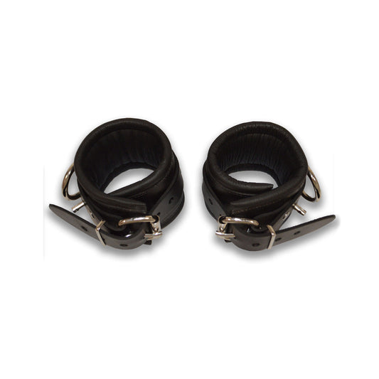 Prowler RED Lockable Ankle Restraints – Black, Size L/XL