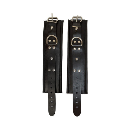 Prowler RED Lockable Ankle Restraints – Black, Size L/XL