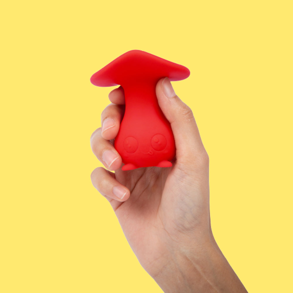 Cute Little Fuckers Morrie Vibrating Mushroom Toy – Red