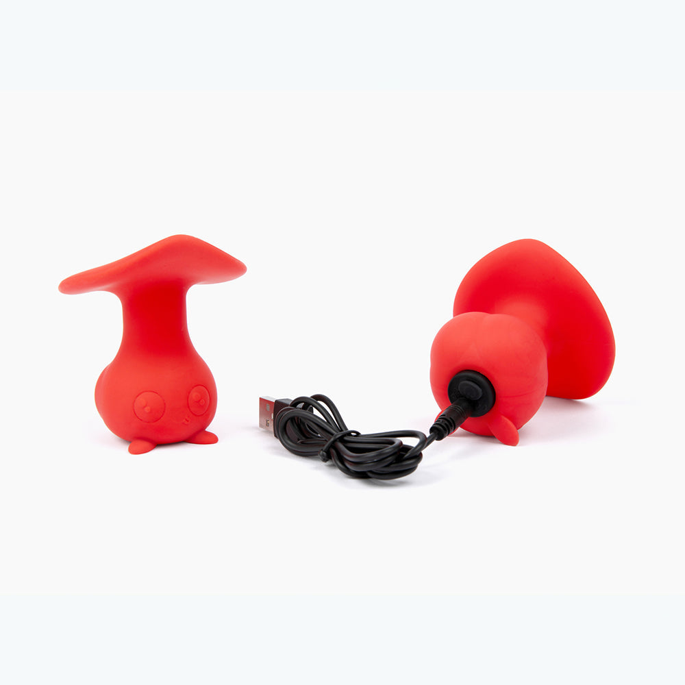Cute Little Fuckers Morrie Vibrating Mushroom Toy – Red