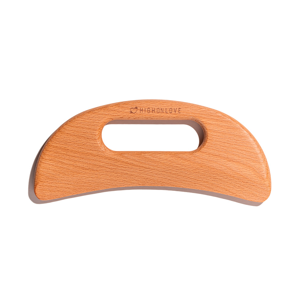 HighOnLove Gua-Sha Wooden Body Massage Tool for Improved Circulation