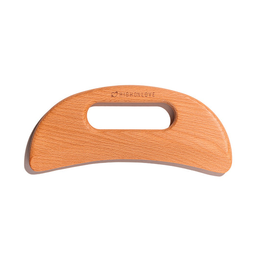 HighOnLove Gua-Sha Wooden Body Massage Tool for Improved Circulation