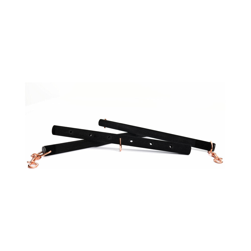 Coquette Pleasure Spreader Bar – Adjustable Metal Spreader Bar – Black