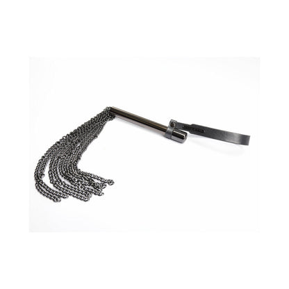 Coquette Pleasure Mini Whip – Grey – Metal Chain Strands