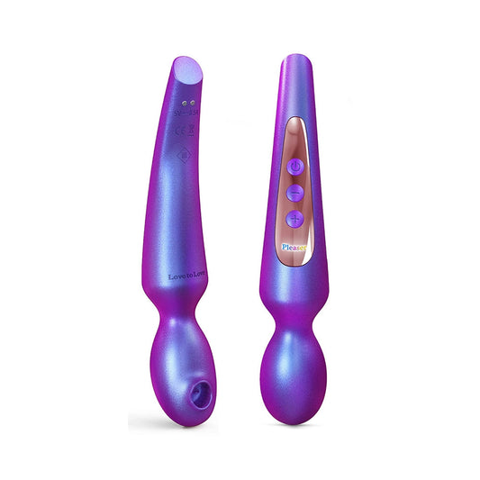 Love To Love Pleaser Iridescent Night Wand – Purple