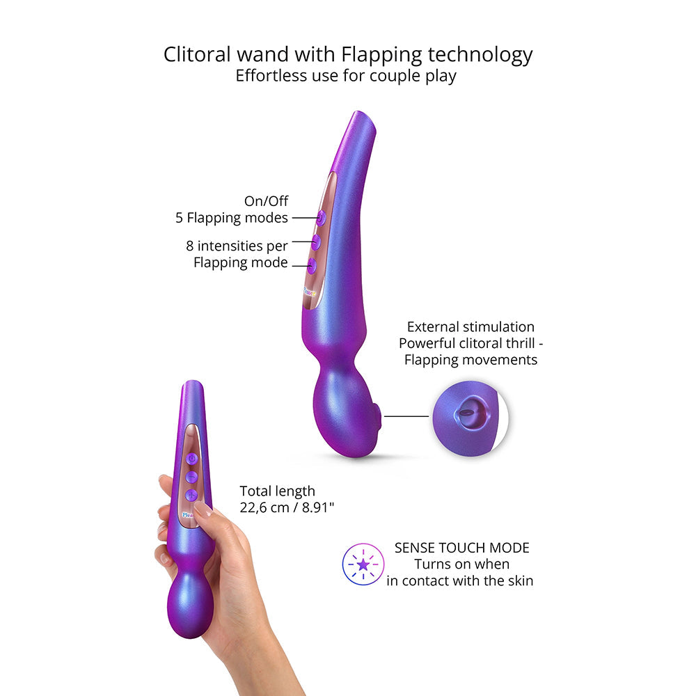 Love To Love Pleaser Iridescent Night Wand – Purple