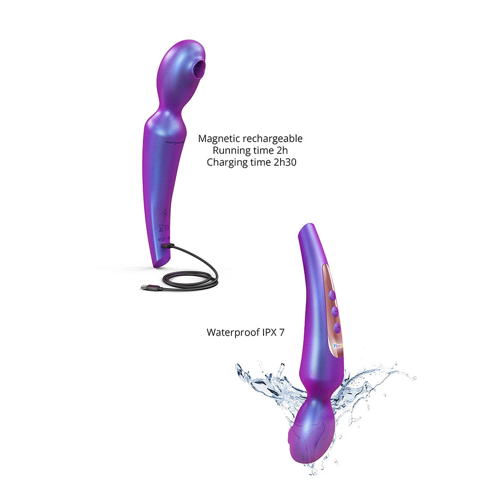Love To Love Pleaser Iridescent Night Wand – Purple