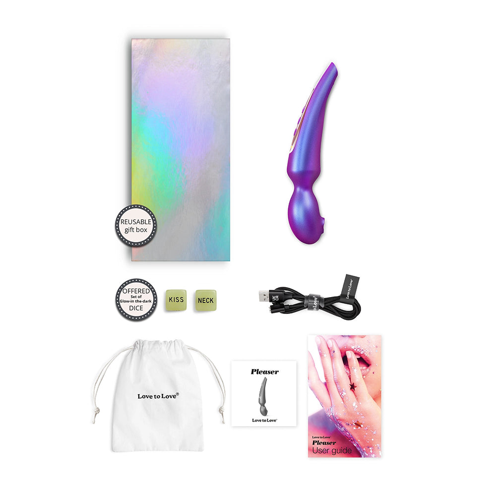 Love To Love Pleaser Iridescent Night Wand – Purple
