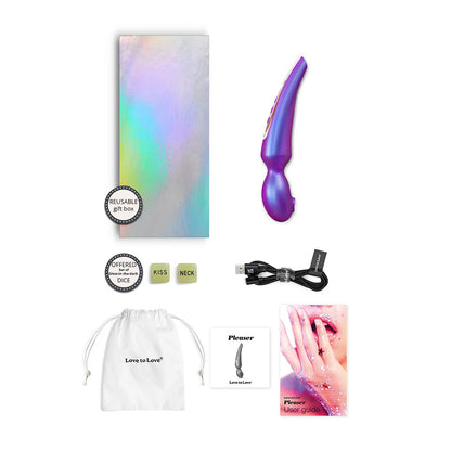 Love To Love Pleaser Iridescent Night Wand – Purple