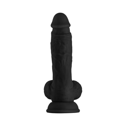 Shaft Model A 8.5 in. Liquid Silicone Dong with Balls – Black