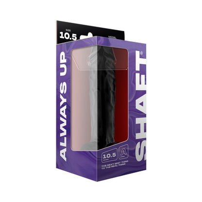 Shaft Model A 10.5 in. Liquid Silicone Dong with Balls – Black