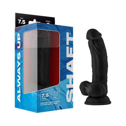 Shaft Model C 7.5 in. Dong with Balls – Black