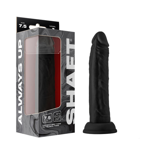 Shaft Model J 7.5 in. Liquid Silicone Dong – Black