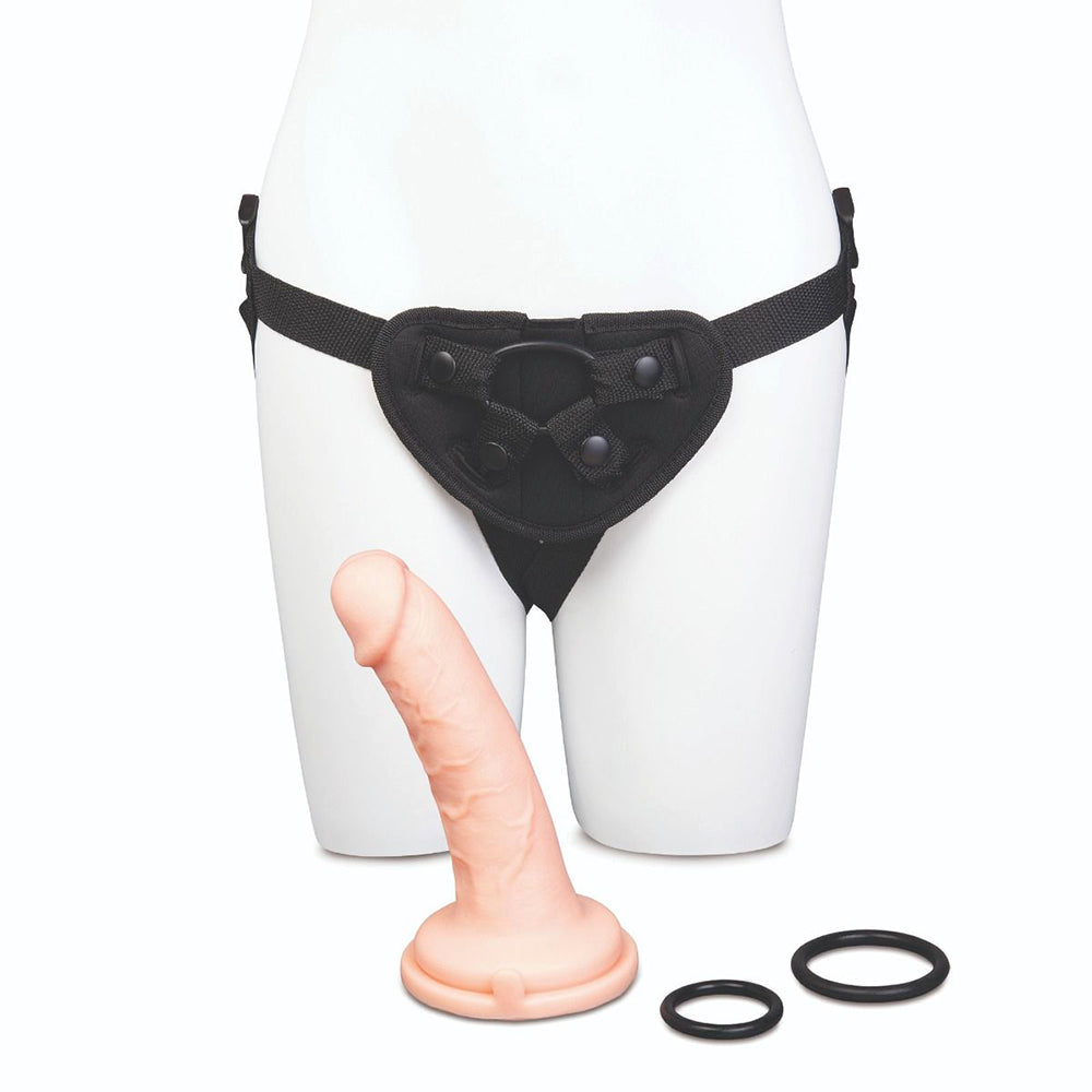 Me You Us Ultracock Harness Kit – Vanilla/Ivory/Beige and Black