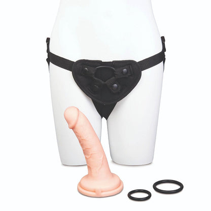 Me You Us Ultracock Harness Kit – Vanilla/Ivory/Beige and Black