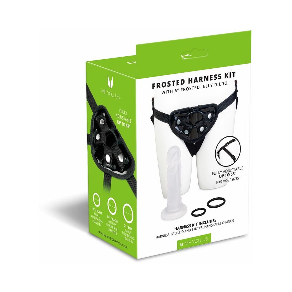 Me You Us Frosted Harness Kit – Clear and Black
