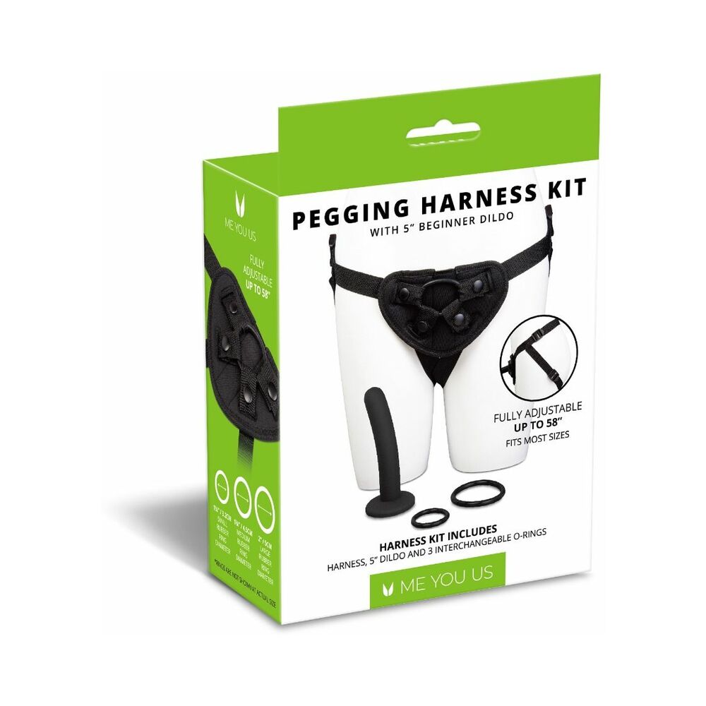Me You Us Pegging Harness Kit – Black
