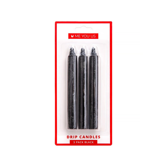 Me You Us Drip Candles 3 Pack – Black