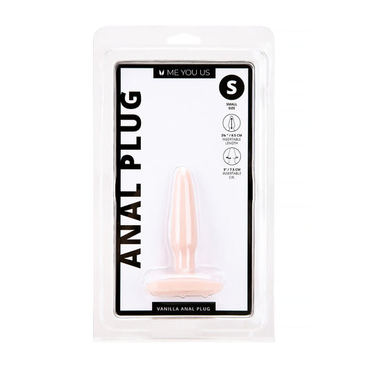 Me You Us Vanilla Small Anal Plug – Smooth Design for First-Time Use